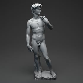 - David Statue 3d scan by